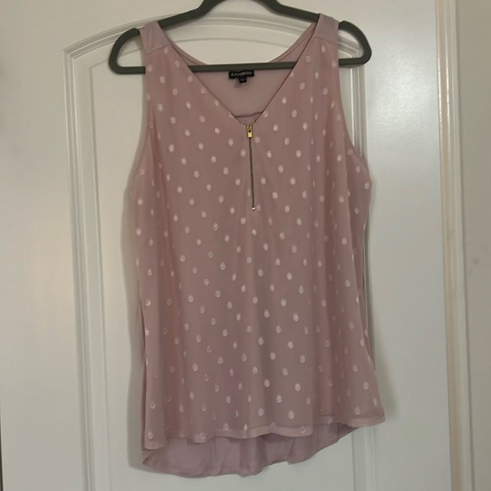 Express tank. Womens size large. Pink/rose color